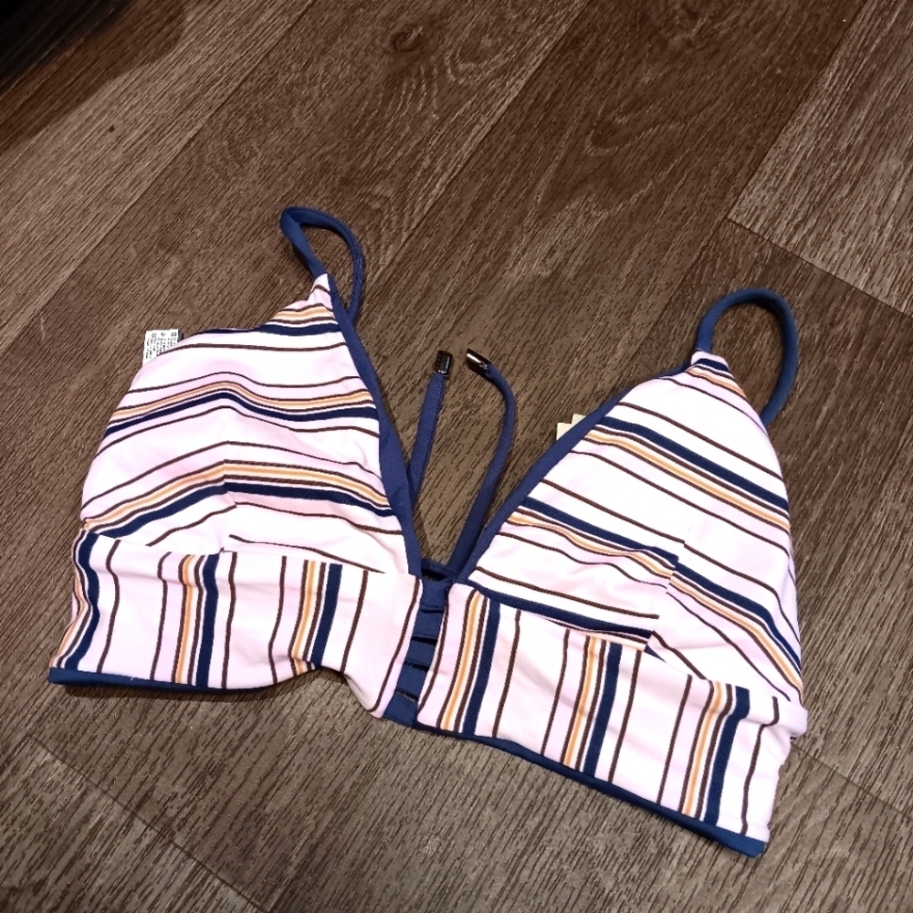 Maaji Pink and Blue Swimwear Top New